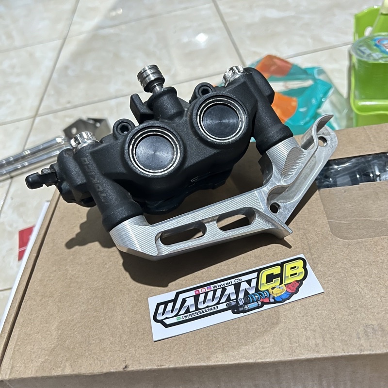 Kaliper Tokico Kacamata set breket M1SPEED Pnp skok ninja
