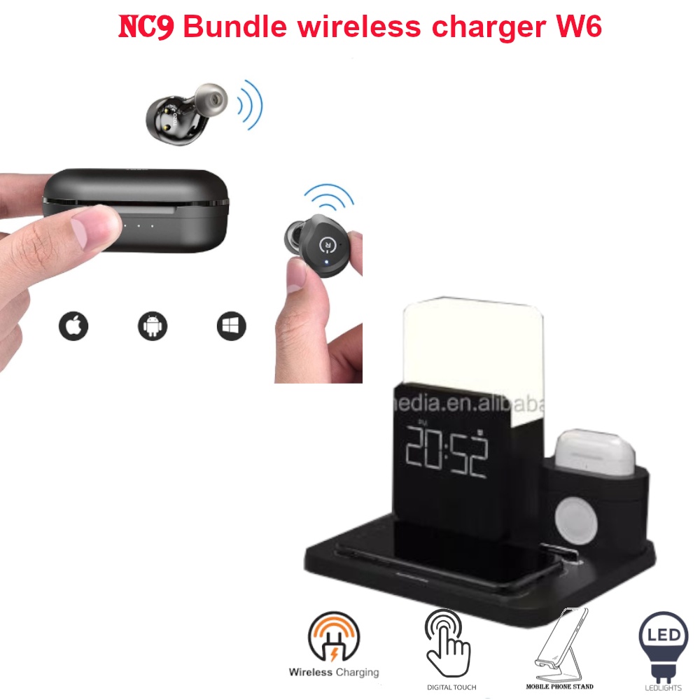 TOZO NC9 Hybrid Active Noise Cancelling Wireless Earbuds ANC in Ear Headphones IPX6 Waterproof