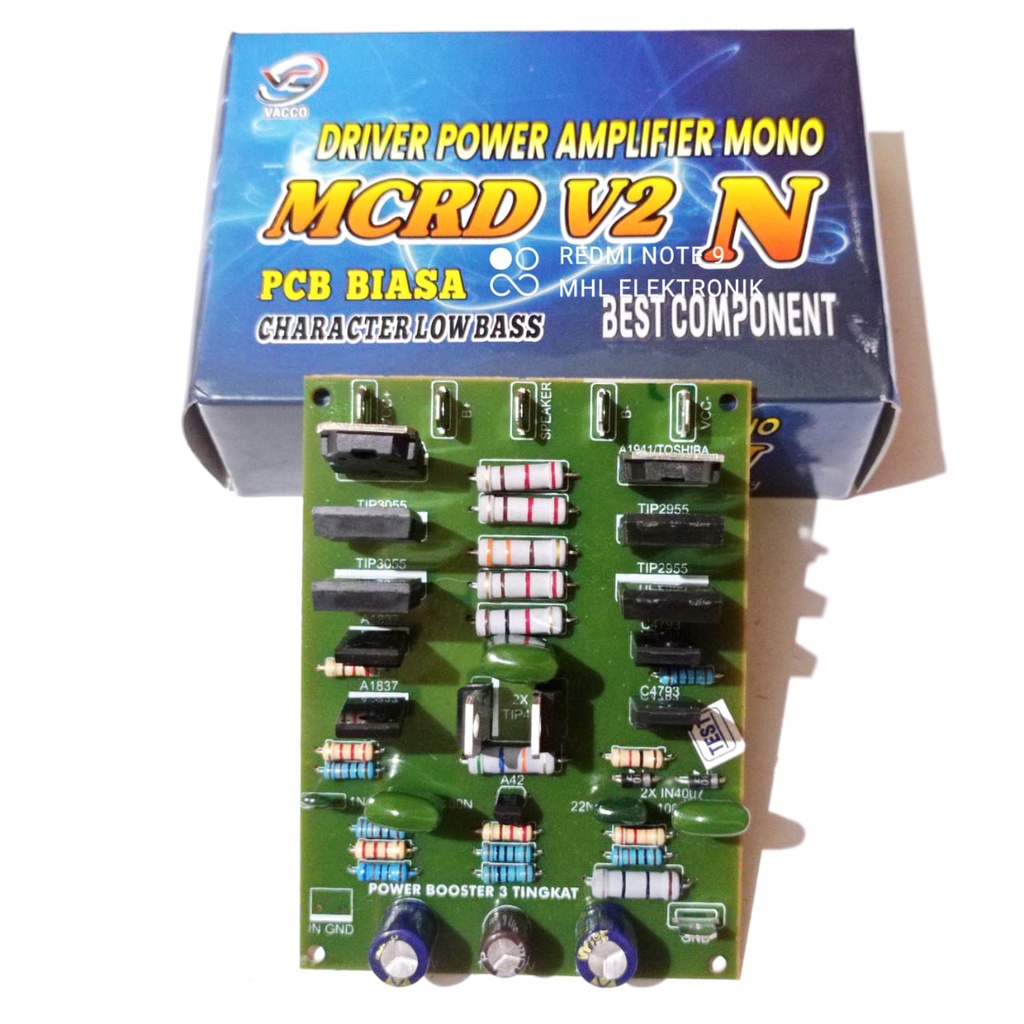 Jual KIT Driver Power Mono MCRD V2 LowSub Booster 3 Tingkat VACCO