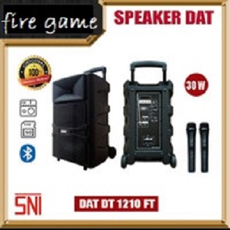 Speaker Portable Wireless DAT DT1210 FT Original Bluetooth 12 inch - Dat DT-1201