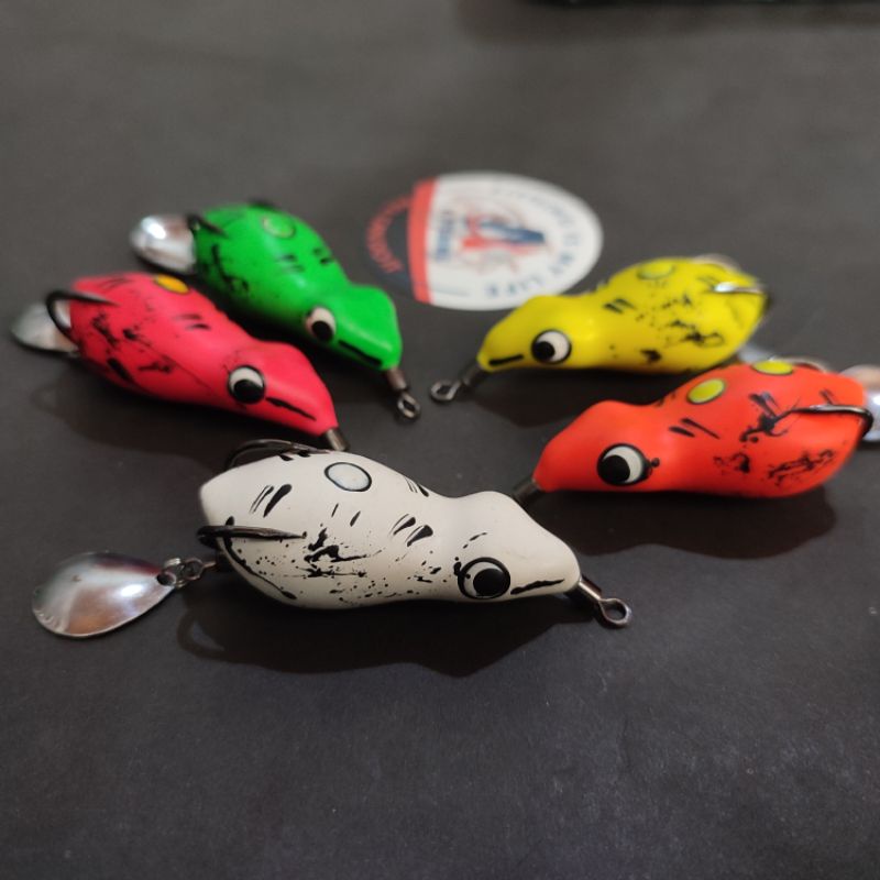 SOFT FROG 5CM OF LURE I UMPAN CASTING IKAN GABUS DAN TOMAN