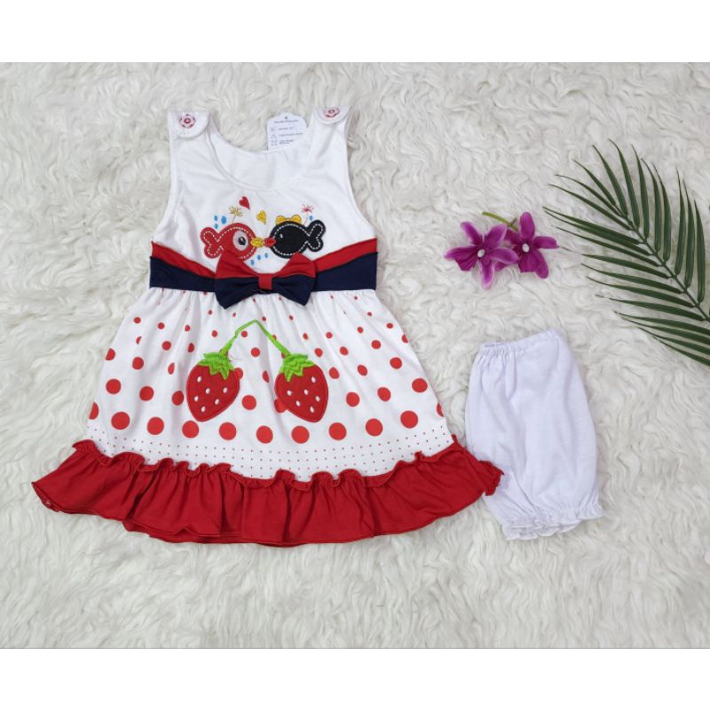 baju bayi perempuan set dres baby girl