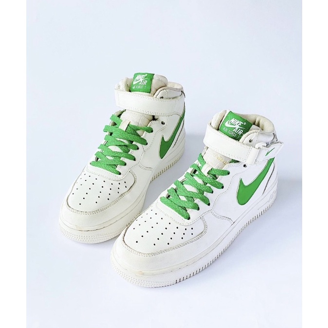 NIKE AIR FORCE 1 HIGH WHITE LUCKY GREEN