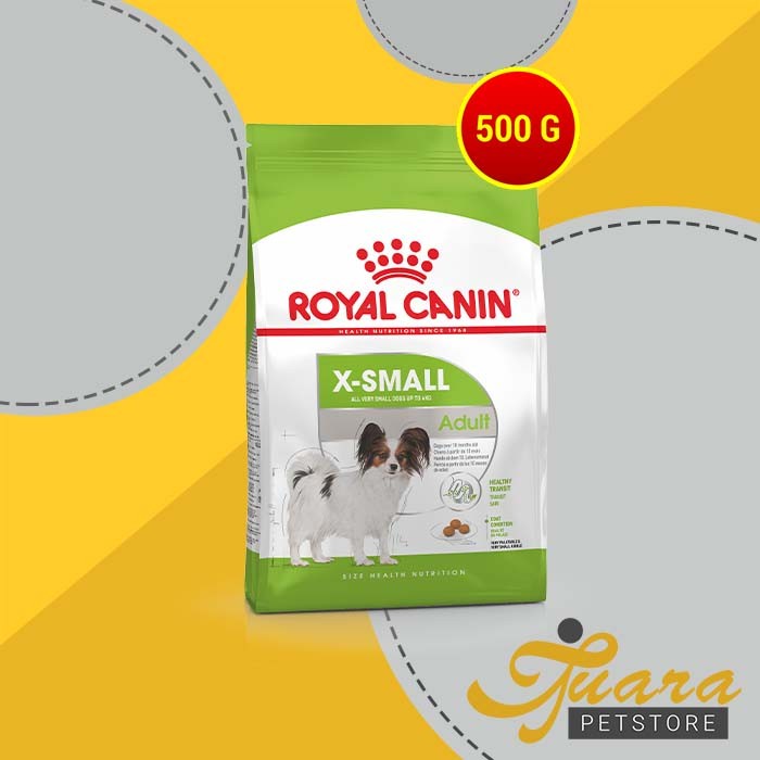 Makanan Anjing Royal Canin Xsmall Adult 500 Gram