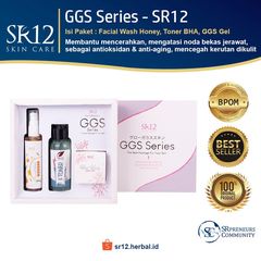 serum pemutih wajah glowing bpom asli GGS SERIES SR12 / PAKET GLOWING / GLOW GLASS SKIN MAGIC SR12 /