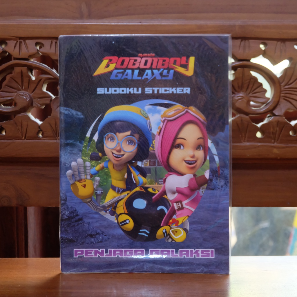 BOBOIBOY GALAXY SUDOKU STIKER - Buku Aktivitas Anak Sudoku Stiker Penjaga Galaxy, Menyelamatkan Sfer