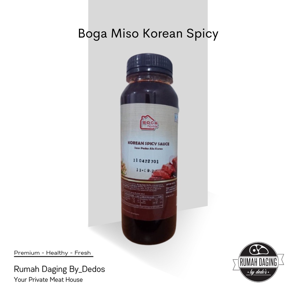 

BOGA MISO KOREAN SPICY | BUMBU DAGING SAUS DRESSING