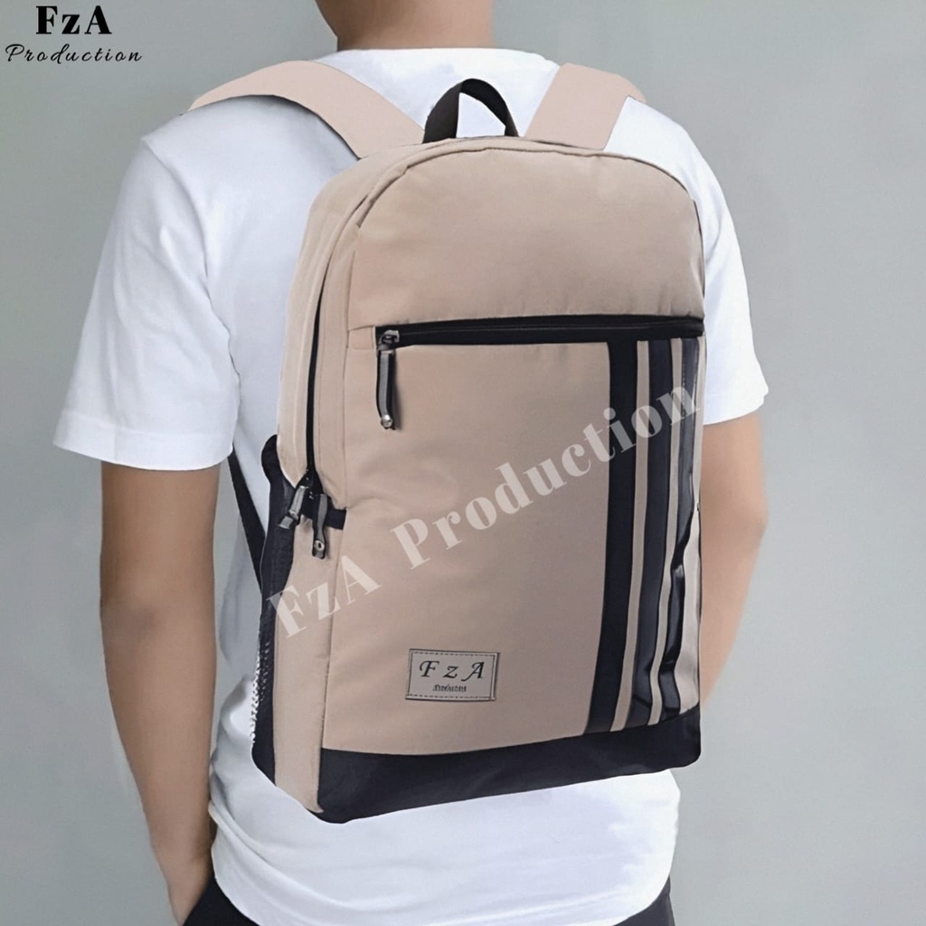 FzA Official - Tas Ransel Distro Casual Pria Wanita / Tas Ransel Laptop Backpack Sekolah Kuliah Distro Original Tas Punggung Laptop - CRLTP