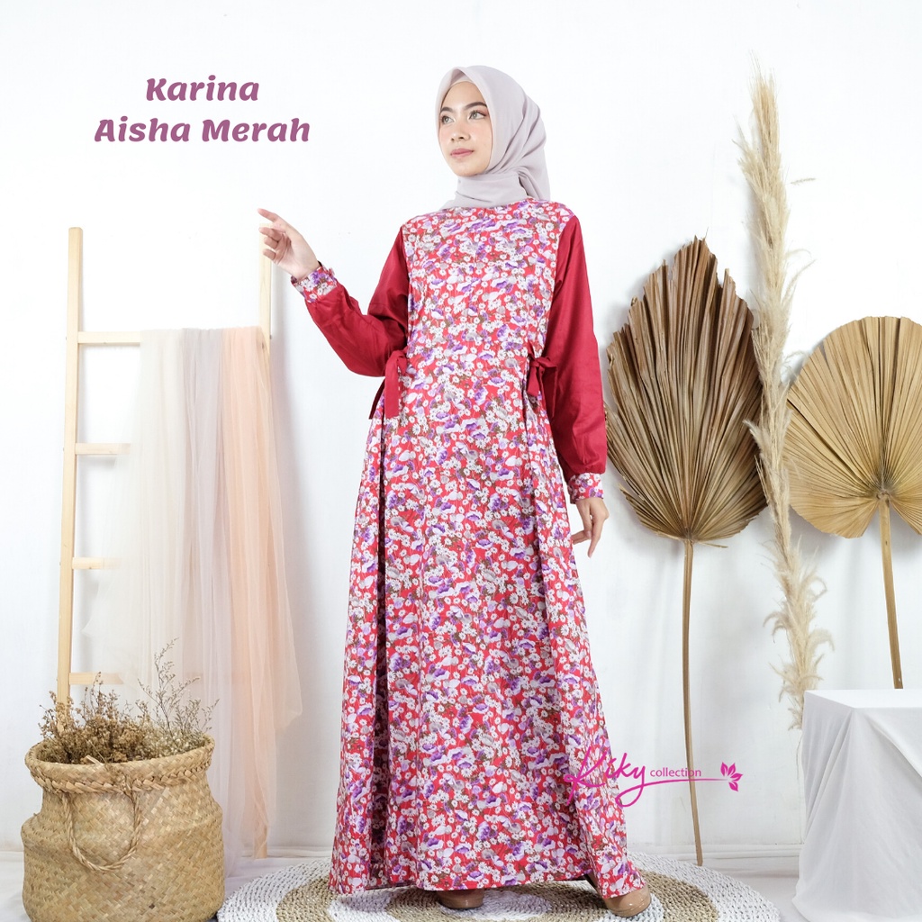 Gamis Katun Jepang Original Model Karina Ld 90cm