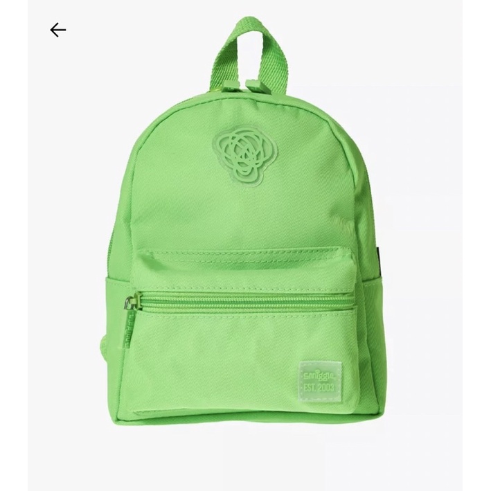 Jual Smiggle Mini Backpack Green Neon ORIGINAL 100 Shopee Indonesia