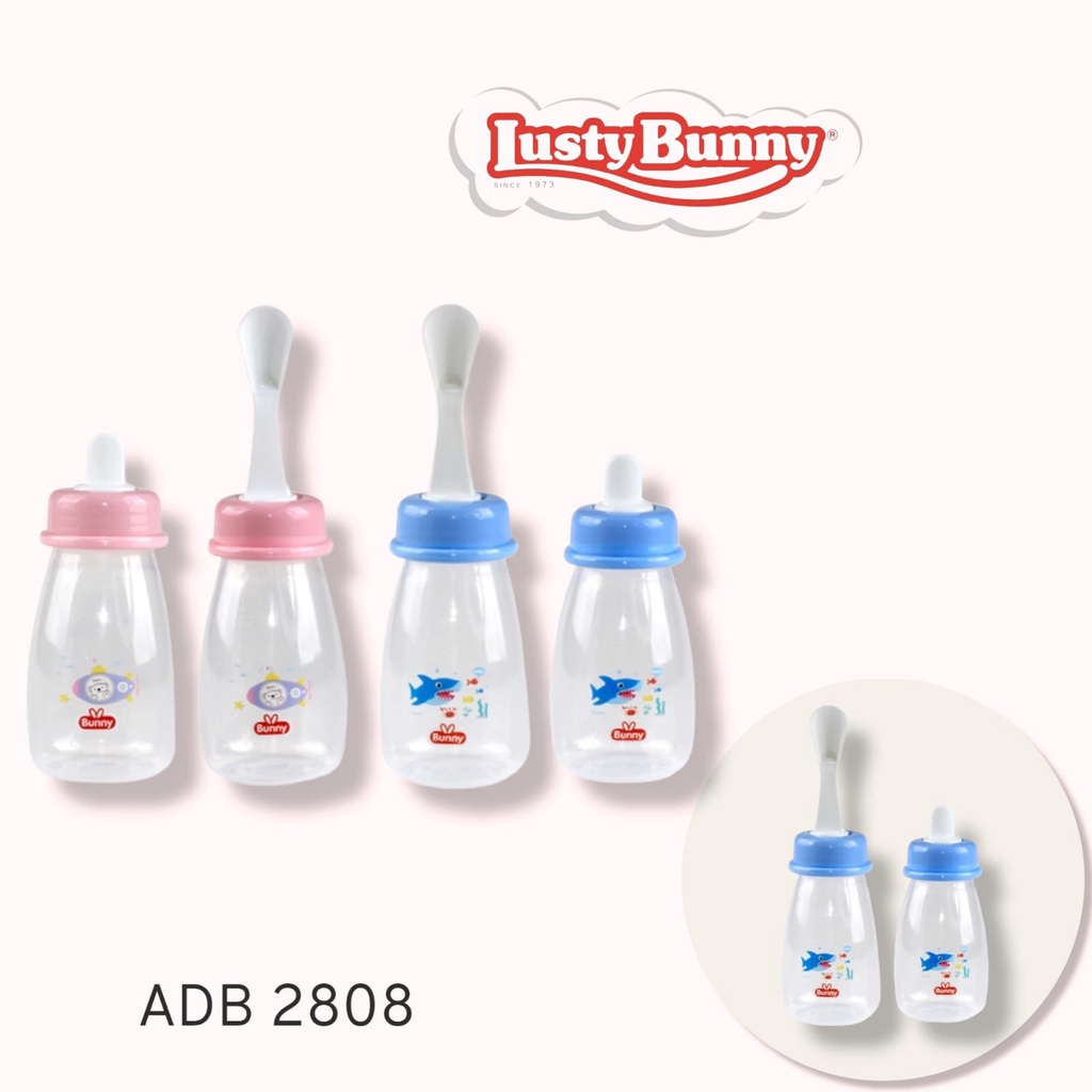 LUSTY BUNNY SILICONE SQUEEZE FEEDER (ALAT MAKAN BAYI) SENDOK BAYI (ADB-2807) (ADB-2806) (ADB-2808)