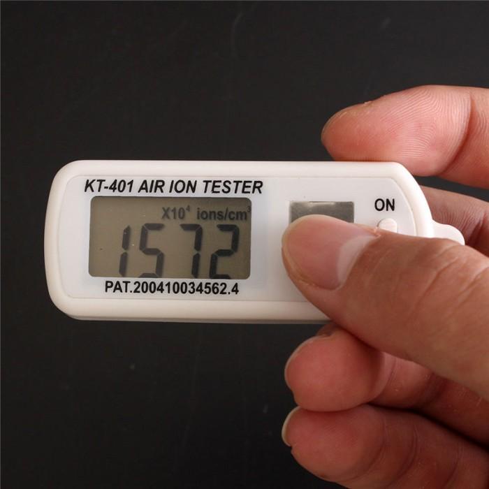 Alat Ukur Air Ion Tester Positif Negatif Ukur Kadar Ion Udara Kt-401 Ionizer + -