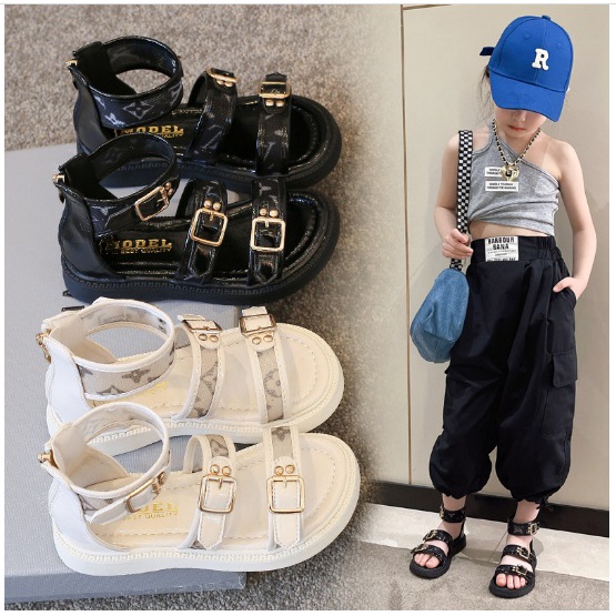SANDAL ANAK CEWEK MEWAH PREMIUM 26-36 MODEL LV JARING SANDAL GUNUNG ANAK IMPORT ZY166