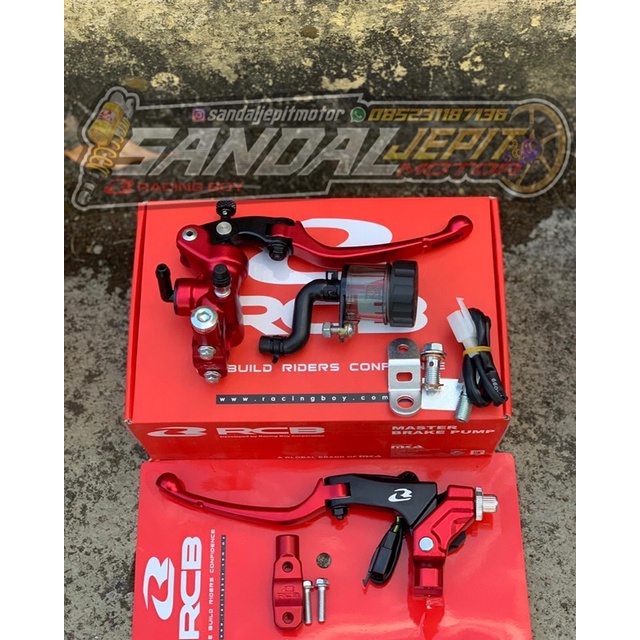 MASTER REM RCB S1 SET HANDLE KOPLING SILVER ORIGINAL RCB