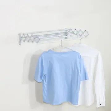 Jemuran Baju Pakaian Besi Dinding Lipat 60 CM Gantungan Baju Ace Stora Asli Original