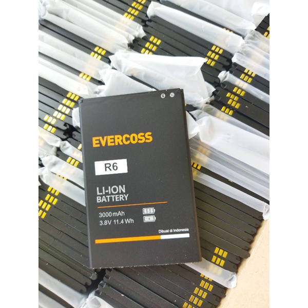 baterai evercoss R6 new original