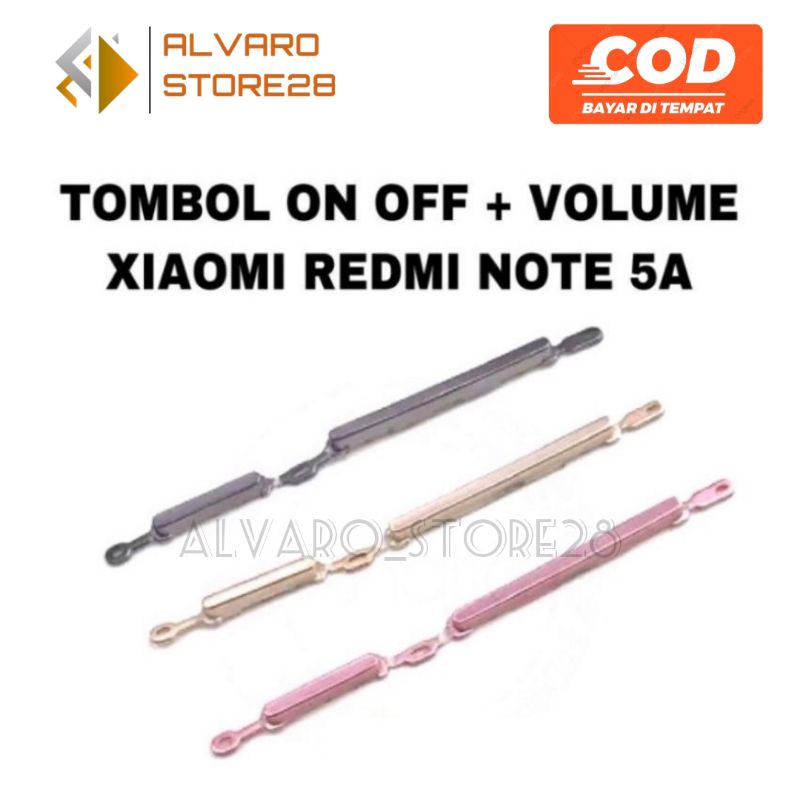 Tombol luar on off Volume Xiaomi Redmi Note 5a Note 5a Prime Original