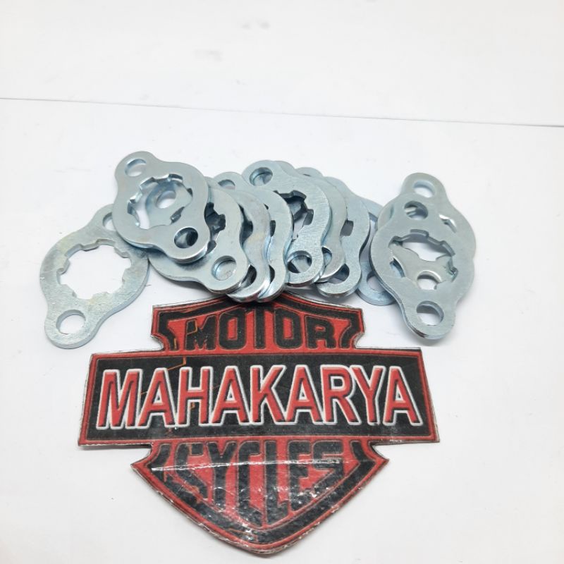 PLAT KLEMAN RING GEAR DEPAN HONDA SUPRA FRAND SUPRA FIT KARISMA LEGENDA REVO SUPRAX125 ISI 5PCS