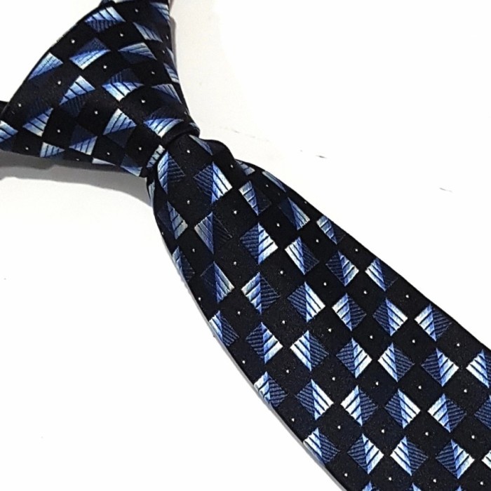 Dasi Pria Dasi Hitam Pria Premium Slim Style - motif b(H9O0) Dasi Hitam Polos Wanita Dasi Kupu Kupu 