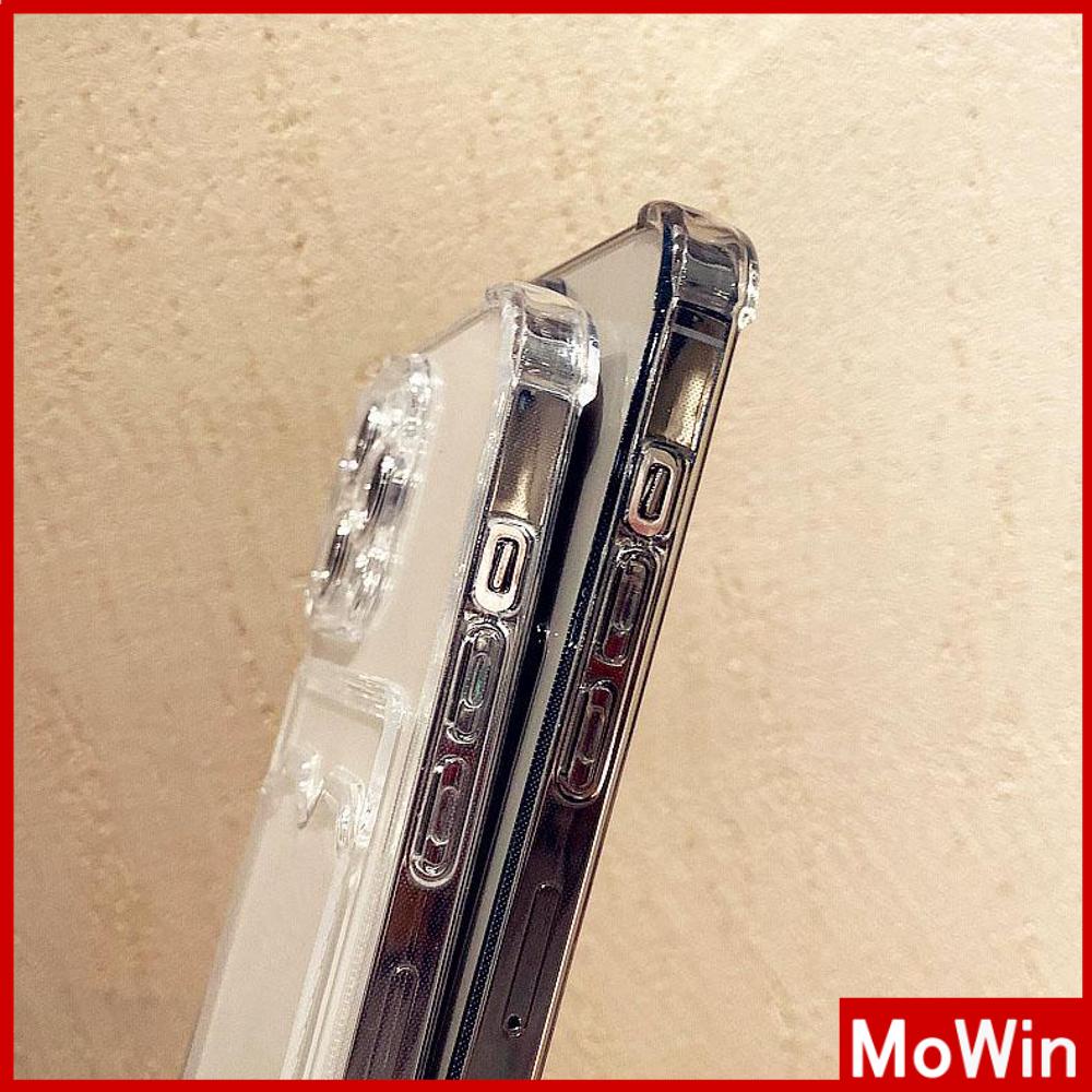 For iPhone 14 Pro Max iPhone Case Card Holder Card Storage TPU Soft Case Clear Case Airbag Shockproof Protection Camera Compatible For iPhone 14 Plus 13 Pro Max 12 11 XR 7Plus