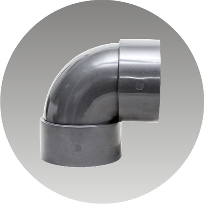 Elbow 12" inch RUCIKA DV D / Knee / Keni / 90 derajat PVC