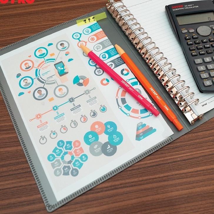 

[KODE PRODUK YBKSB6141] Binder Note Joyko A5-TSPL-M507