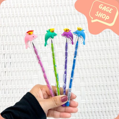 

pensil susun karakter lumba lumba (4/8/12 pcs) pensil lucu kebutuhan anak sekolah imut bisa COD termurah bisa COD import ATK ATK murah