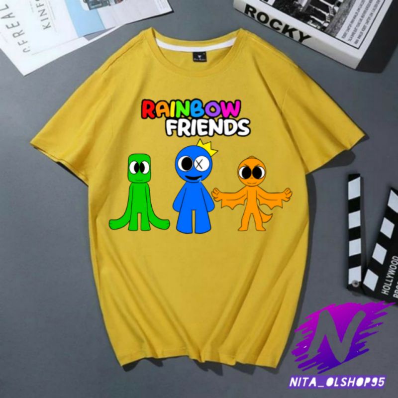 baju anak rainbow friends kaos anak rainbow friend baju kaos anak atasan rainbow