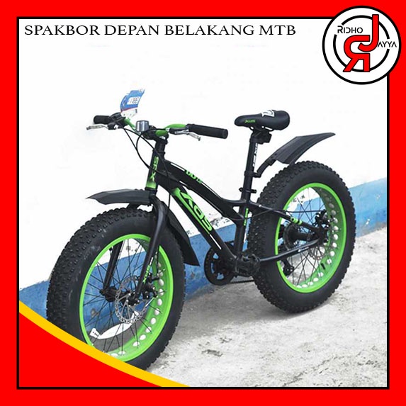 Spakbor Sepeda Depan & Belakang MTB Bike Mud Guard