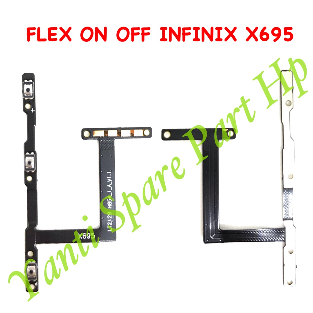 Flexible On Off Infinix Note 10 Pro X695 Original Terlaris New