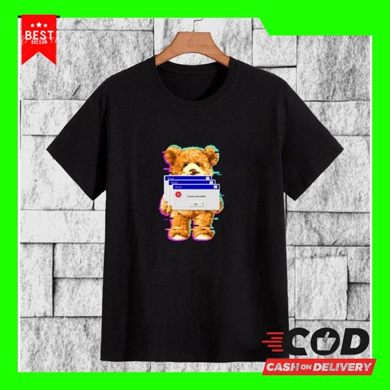 Otsky Kaos Bear Logo - Kaos Distro Otsky - Kaos Otsky Beruang - Kaos Distro Pria - Kaos Wanit Ms - D