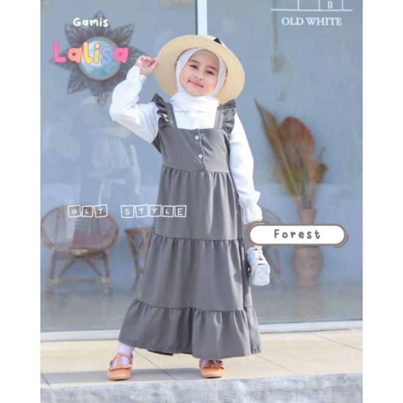 GAMIS MUSLIM ANAK LALISA SERIES  2-11TAHUN