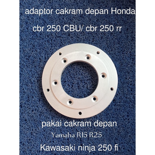 adaptor cakram depan CBR 250R CBU CBR 250 r KYJ ABS pakai cakram depan R15 R25 Kawasaki ninja 250R f