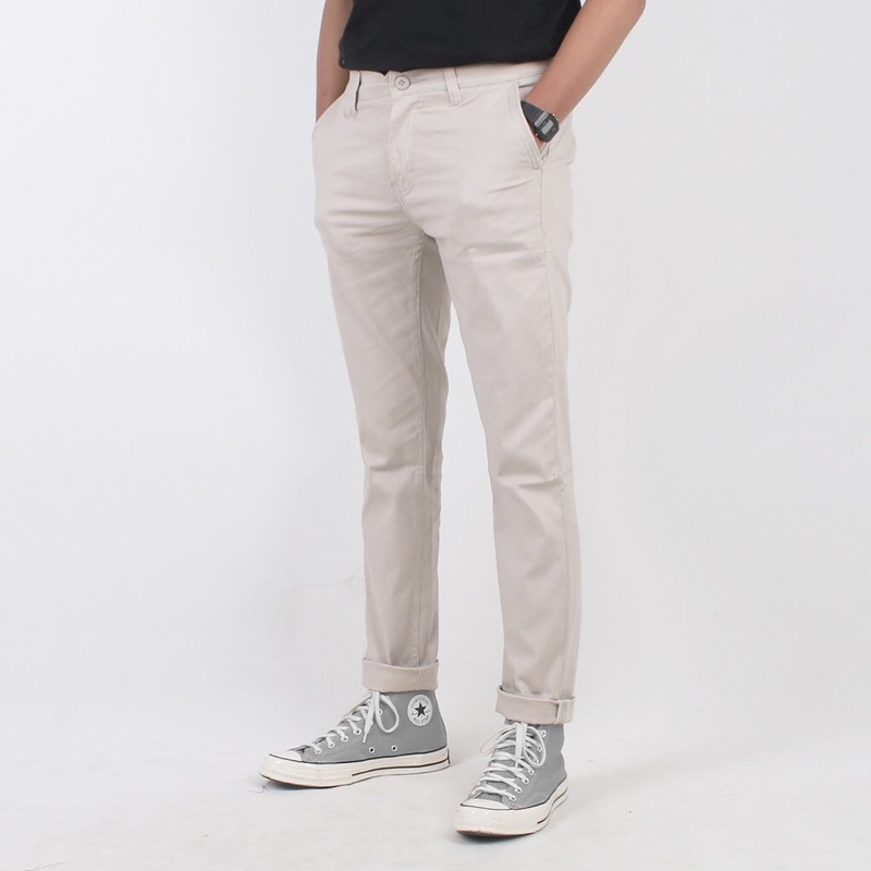 PROMO! CELANA PANJANG PRIA CHINO CHINOS PREMIUM MODEL SLIMFIT KERJA HARIAN KANTOR SANTAI LIBURAN FORMAL ORIGINAL