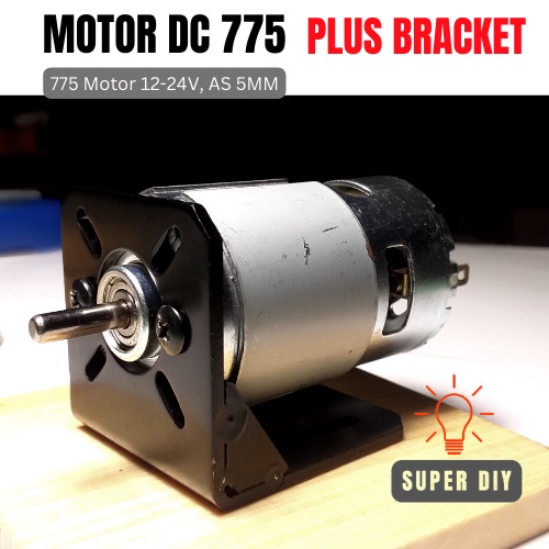 MOTOR DINAMO DC 775 MOTOR DIY PRAKARYA GRINDER BOR GRIL DAN CIRCULAR SAW