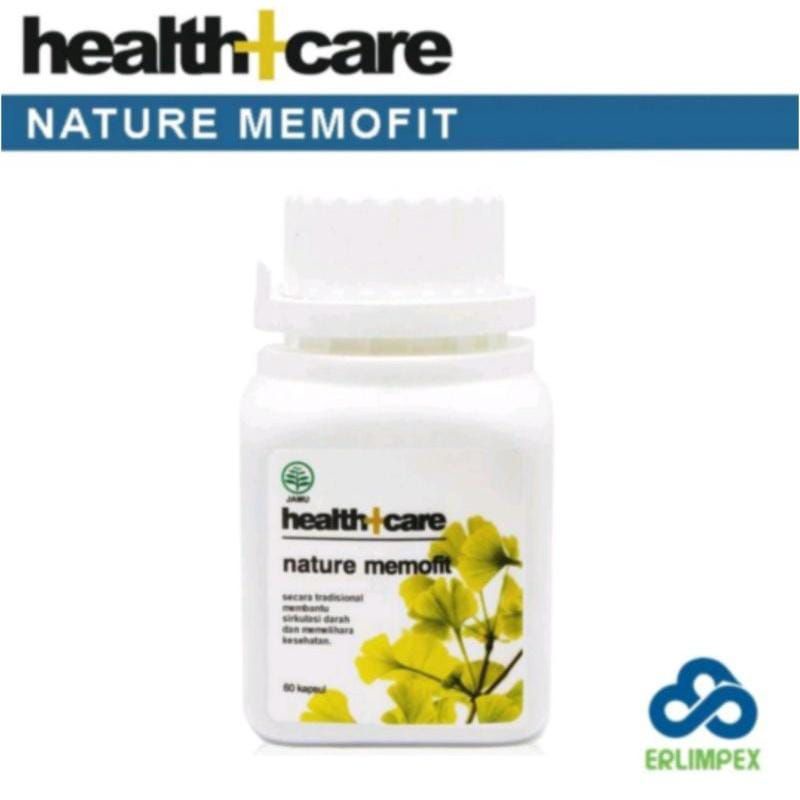 Health+care Nature Memofit Suplemen Otak Ekstrak Ginkgo Biloba isi 60 Kapsul