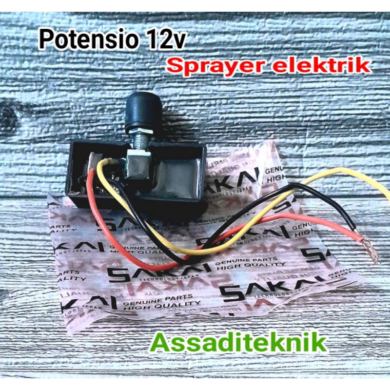 potensio 12v sprayer elektrik
