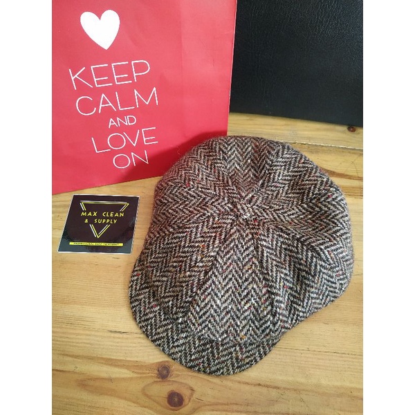 TOPI NEWSBOY /GATSBY CAP *BUGATTI (GERMANY) SIZE M/57