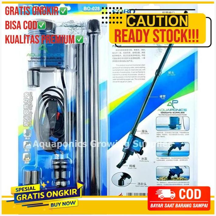 Diskon Sobo Bo028 Cleaner Pump Undergravel Penyedot Pembersih Aquarium