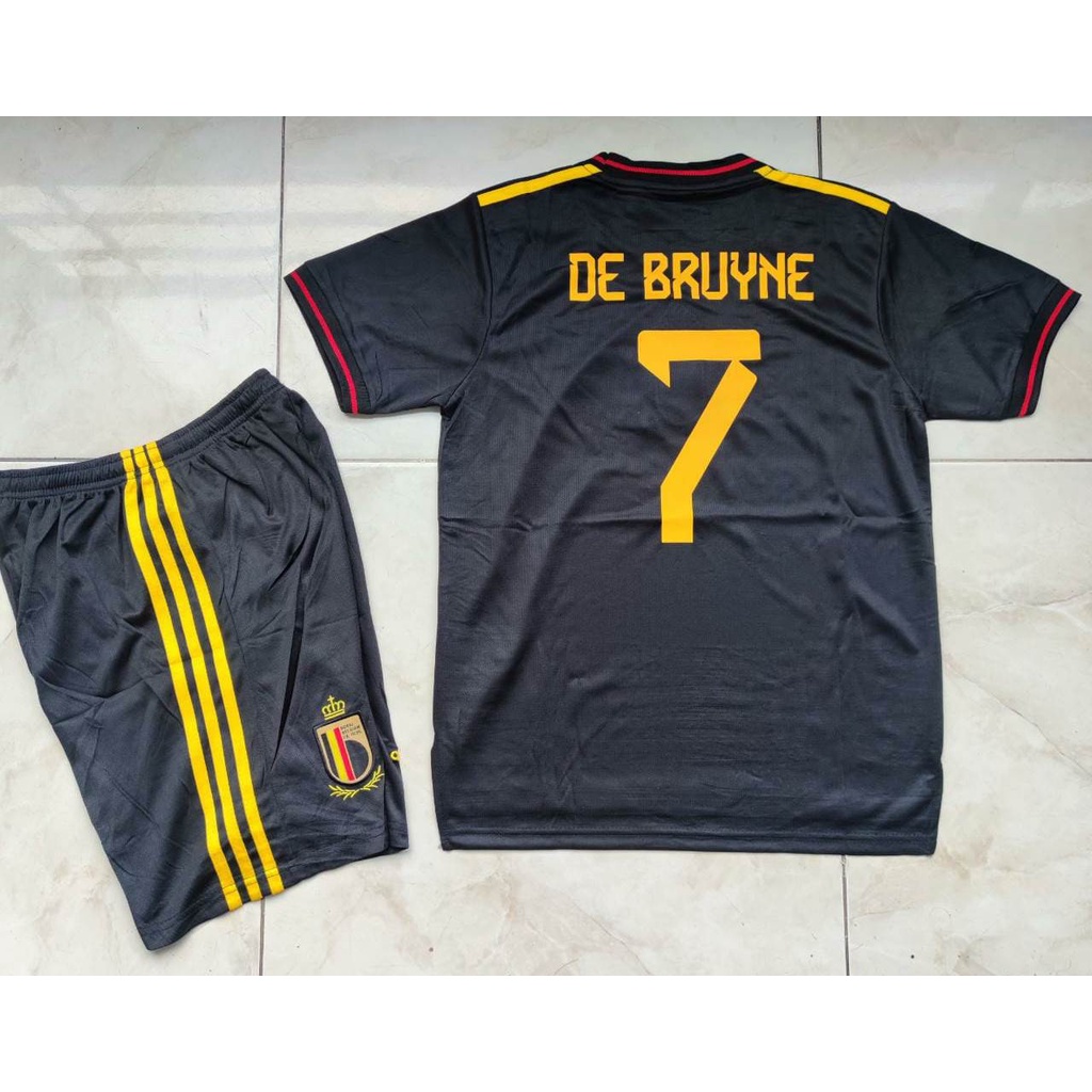 Jersey Baju Bola Anak Belgia Away Kids 2022 2023 Fullset Satu Set Grade Ori