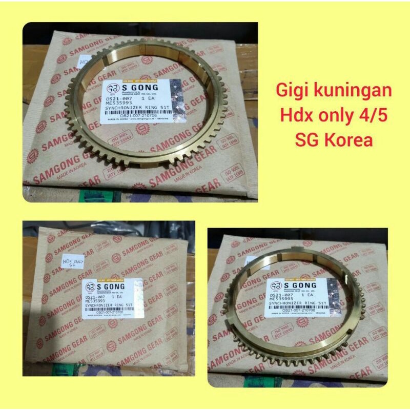 ring synchronizer syncronis gigi kuningan only 4/5 ps136 hdx samgong