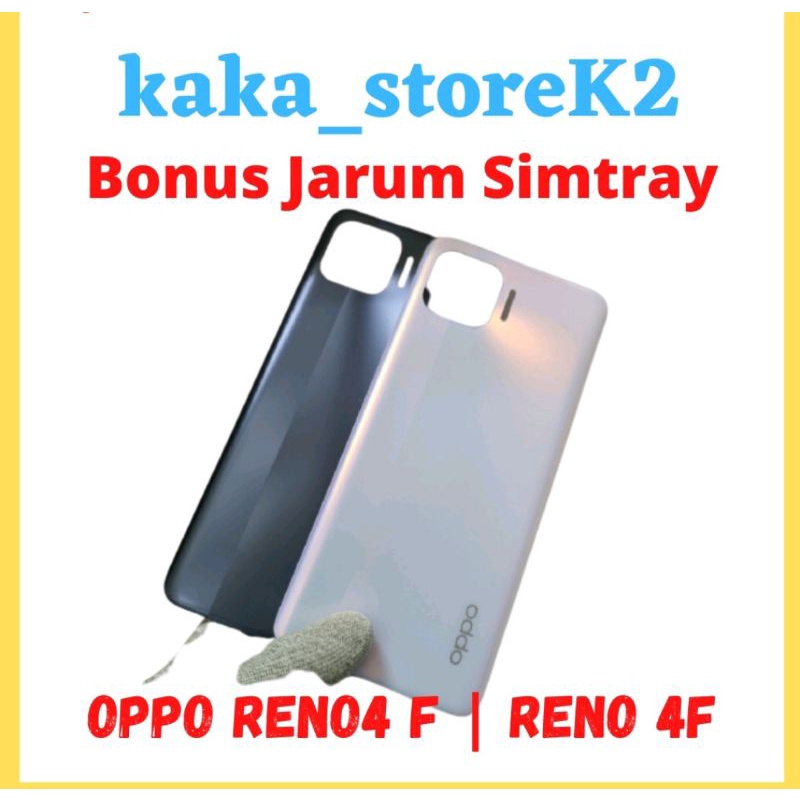 Backdoor Back Cover Tutup Belakang Back Casing OPPO Reno4 F | Reno 4f Original