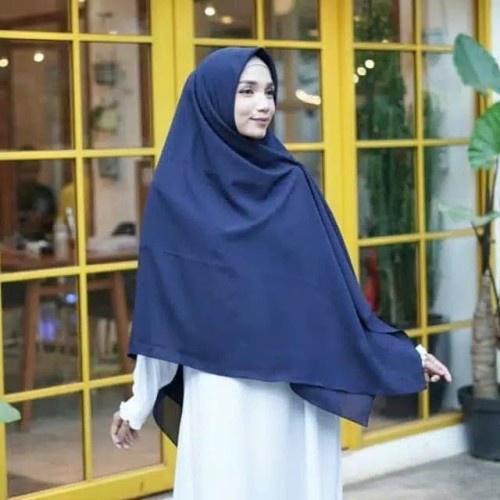 Jilbab Segiempat Polos Syari 130cm x 130cm Jilbab Segiempat Syari