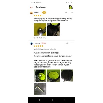 DARBUKA 9 INC HITAM POLOS TAS+KUNCI L