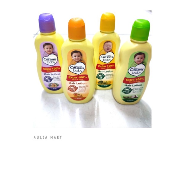 Cussons baby hair lotion 100+100ml minyak rambut kemiri
