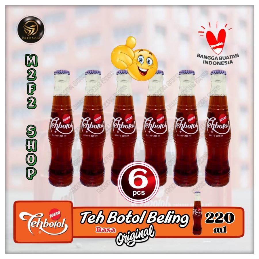 

Teh Botol Sosro Beling Kaca - 220 ml (Kemasan 6 Pcs)