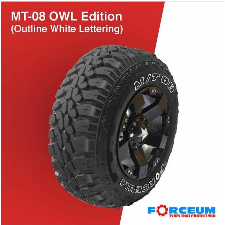 BAN FORCEUM 33x12.5 R20 33x12.5R20 33/12.5/20 R20 R 20 M/T 08 PLUS (OWL)