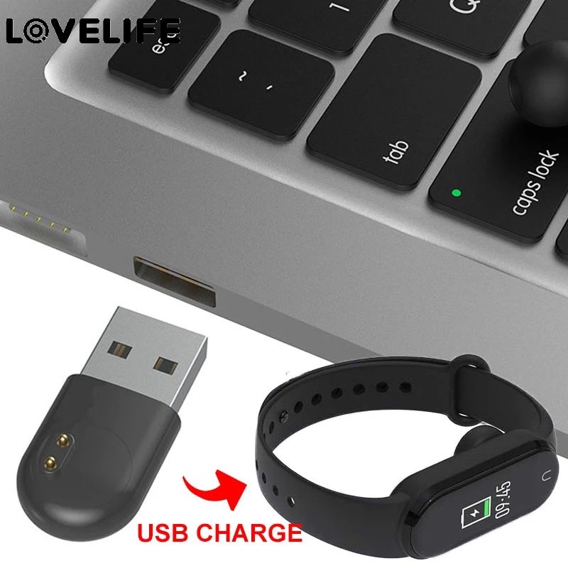 1pc Adapter Charger USB NFC Mini Portable Untuk Xiaomi Mi Band 7 6 5