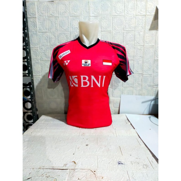 BAJU BADMINTON ATASAN DEWASA Y172/JERSEY BULUTANGKIS