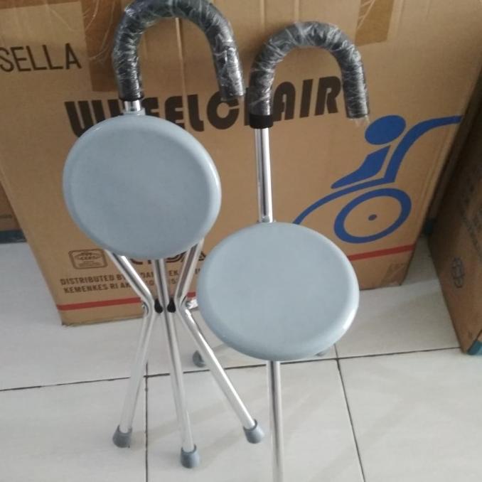 Promo Tongkat Lipat Kursi Sella / Tongkat kursi bisa buat duduk saat solat silahkan order